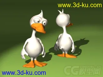 卡通Duck模型的图片