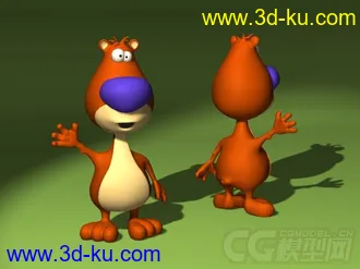 卡通FunnyBear模型的图片