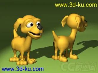 卡通HappyDog模型的图片