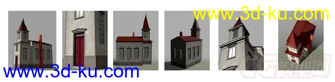 一个小别墅模型的图片1