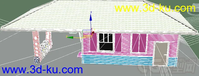 一个小型加油站模型的图片2