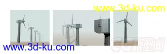 写实电风车模型的图片