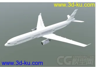 写实飞机A-330模型的图片