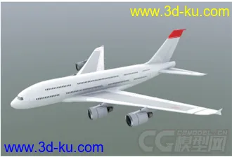 写实飞机A-380模型的图片