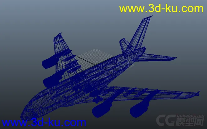 写实飞机A-380模型的图片2