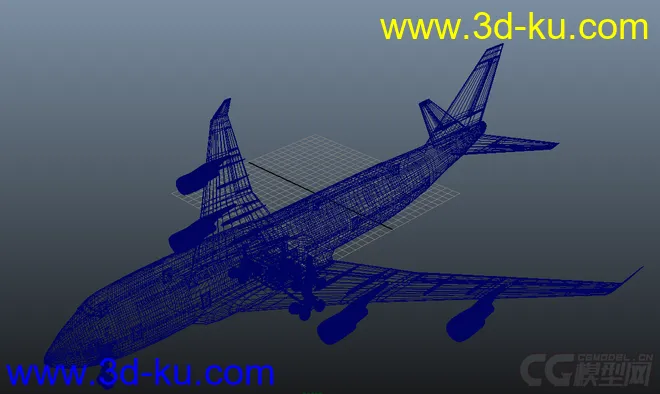 写实飞机B-747模型的图片2