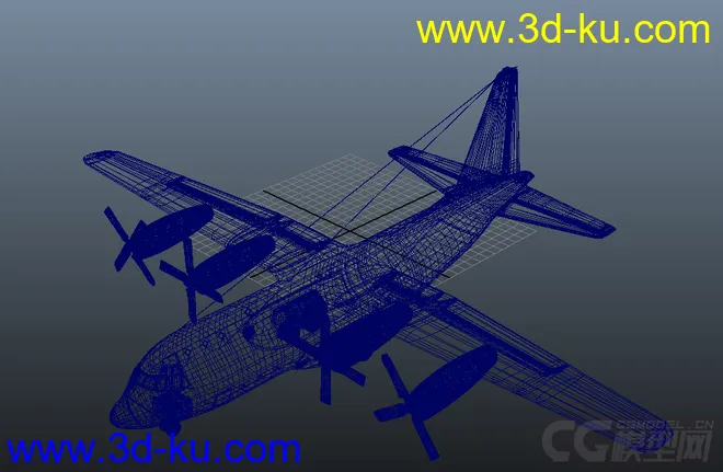 写实飞机C130-Hercules模型的图片2