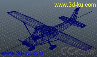 写实飞机Cessna-172模型的图片