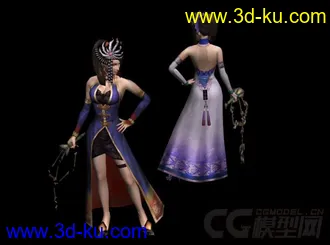 3D打印模型战国时期 甄姬的图片