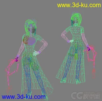 3D打印模型战国时期 甄姬的图片