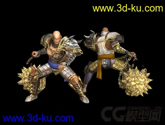 3D打印模型三国时期 典韦的图片