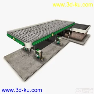 3D打印模型加油站一枚！喜欢的拿走的图片