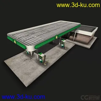 3D打印模型加油站一枚！喜欢的拿走的图片