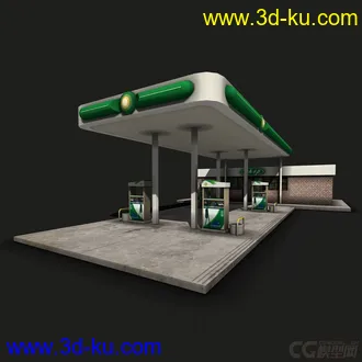 3D打印模型加油站一枚！喜欢的拿走的图片