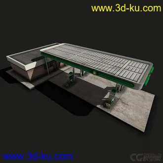 3D打印模型加油站一枚！喜欢的拿走的图片
