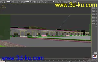 3D打印模型厂房，车间，物流车间的图片