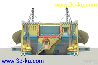 3D打印模型贝壳剧场的图片