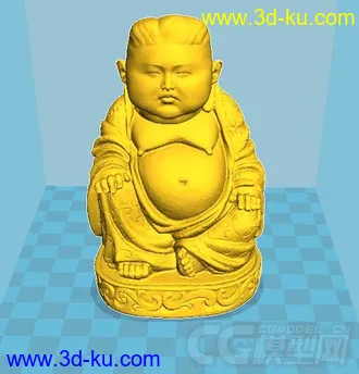 3D打印模型金三胖佛像的图片
