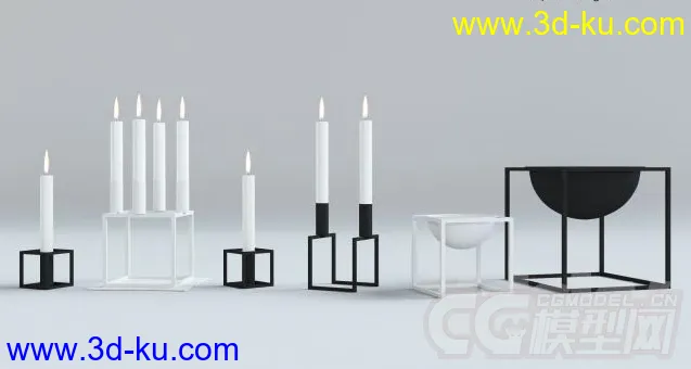蜡烛小摆件装饰品模型的图片1