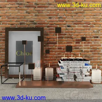 书本小摆件装饰品模型的图片