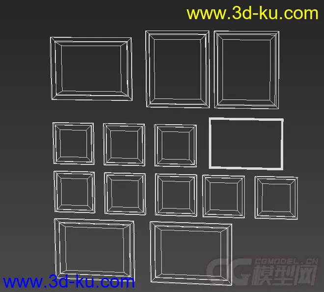 动物壁画 装饰品模型的图片2