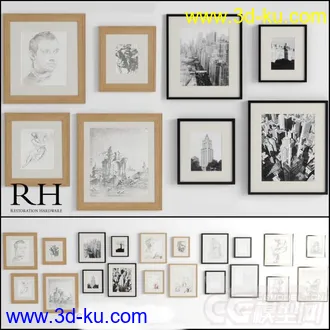 装饰品 素描画 模型的图片