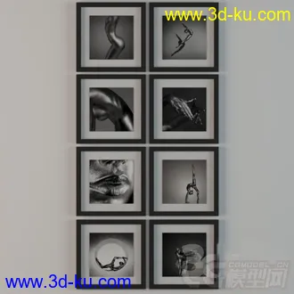 装饰品画模型的图片