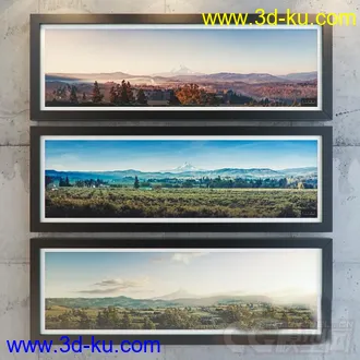 装饰品 风景画模型的图片