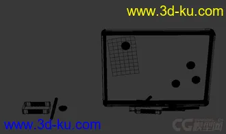 墙面装饰摆设模型 写字墙的图片