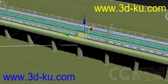 一个火车轨道模型的图片