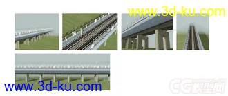 一个火车轨道模型的图片