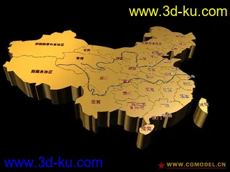 中国区域板块模型（原创）的图片