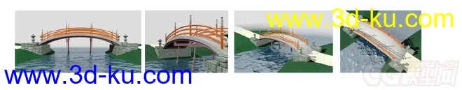 圆形拱桥 模型的图片1