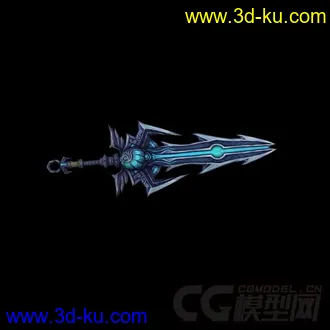 3D打印模型国内游戏资源- 武器002 大宝剑 -付FBX无需编辑完美导入Unity3D的图片