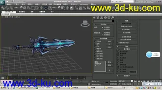 3D打印模型国内游戏资源- 武器002 大宝剑 -付FBX无需编辑完美导入Unity3D的图片