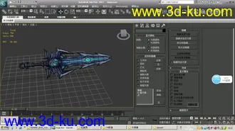 3D打印模型国内游戏资源- 武器002 大宝剑 -付FBX无需编辑完美导入Unity3D的图片
