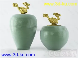 装饰品 陶瓷瓶模型的图片