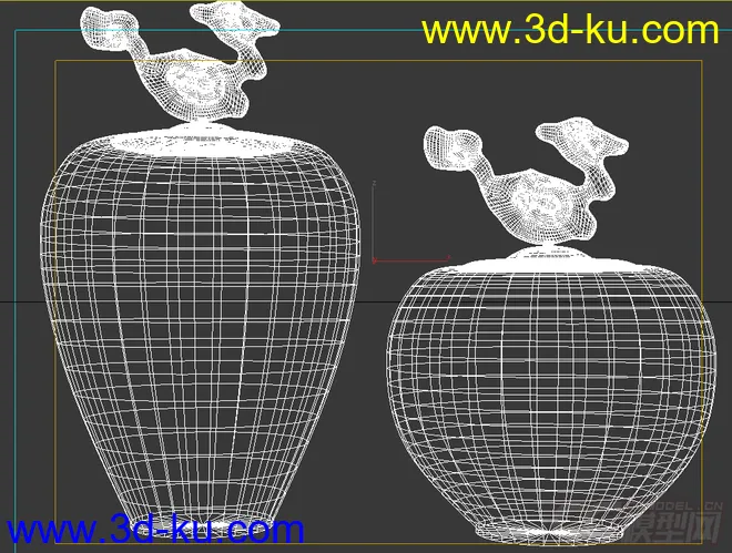 装饰品 陶瓷瓶模型的图片1