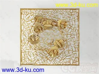 墙壁装饰 模型一个的图片
