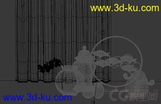 瓷瓶摆设模型的图片
