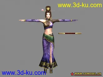 3D打印模型甄姬的图片