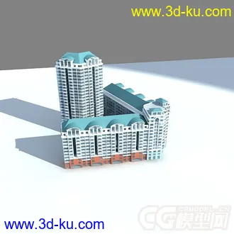 3D打印模型MAX 建筑配楼的图片