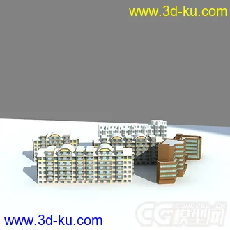 3D打印模型MAX 建筑配楼的图片