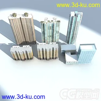 3D打印模型MAX 建筑配楼的图片