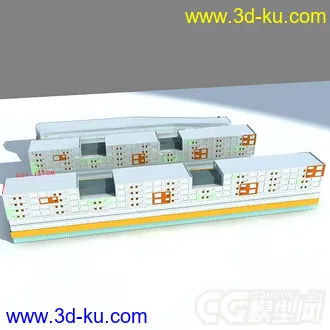 3D打印模型MAX 建筑配楼的图片
