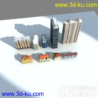 3D打印模型MAX 建筑配楼的图片