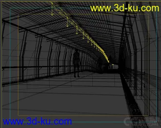 3D打印模型过街天桥 天桥 人行桥的图片