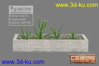 精选十三套低面花坛模型免费分享。的图片