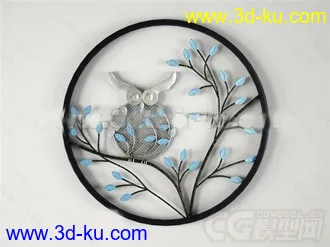 古典风格墙壁装饰模型的图片