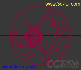 古典风格墙壁装饰模型的图片